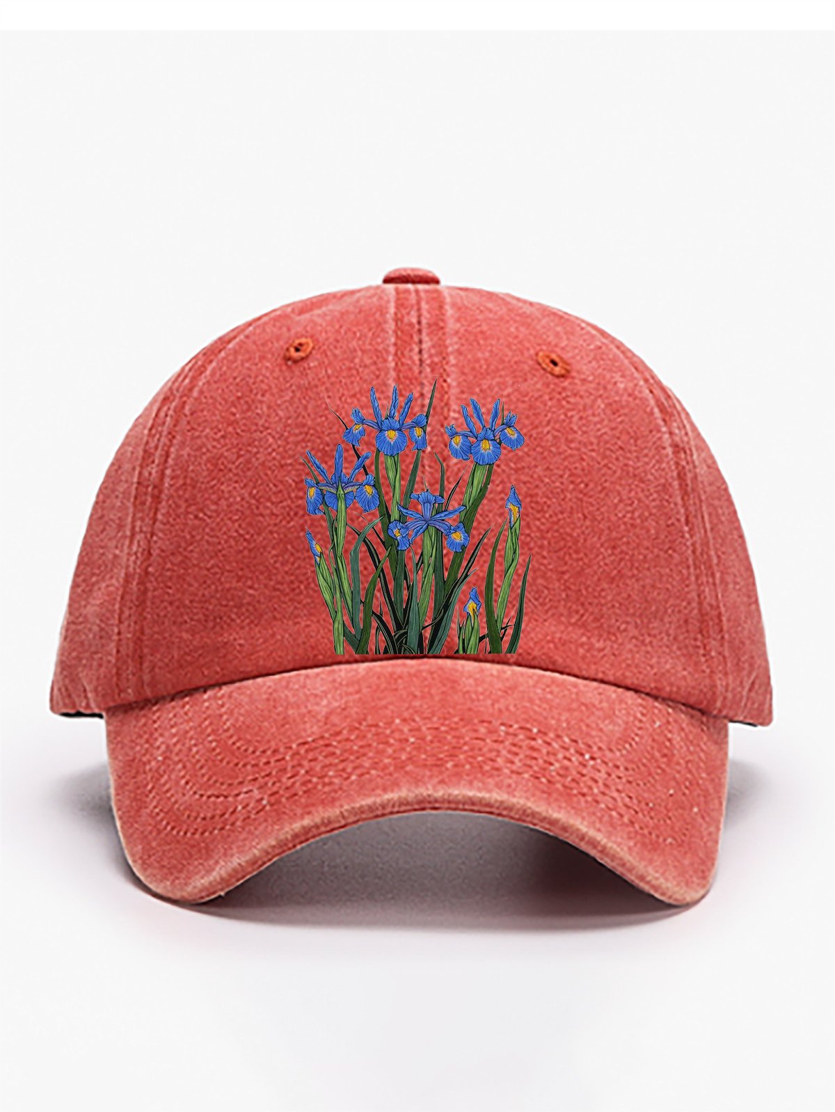 Floral pure cotton baseball cap