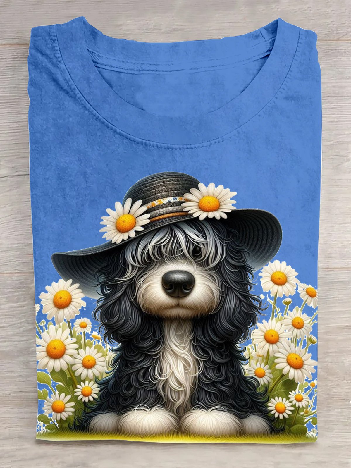 Small Daisy Dog Casual T-Shirt