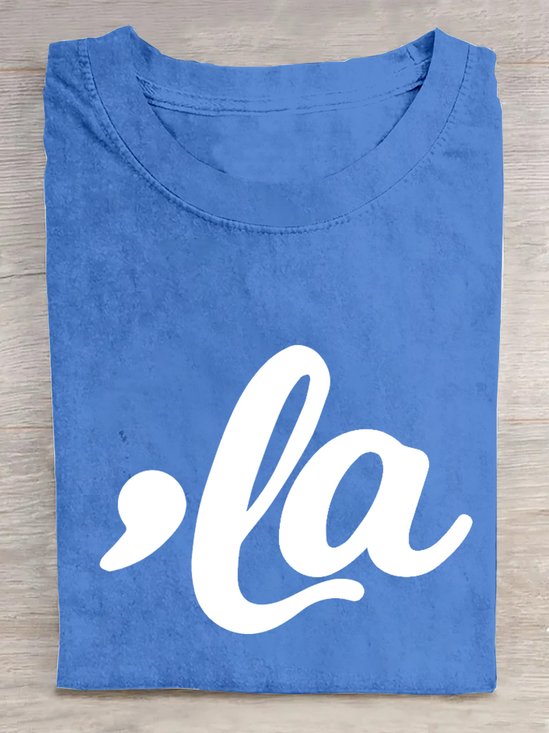 Comma-La Kamala For The People Cotton T-shirt