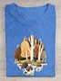 Tree Casual Loose T-Shirt