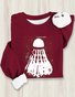 Badminton Printed Crew Neck Sweatshirt
