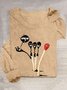 Funny Matches Casual Crew Neck T-Shirt