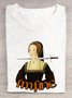 Anne Boleyn - I'm fine Crew Neck Casual T-Shirt