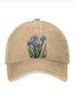 Floral pure cotton baseball cap