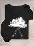 Loose Abstract Casual T-Shirt