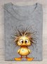 Loose Duck Cotton Casual T-Shirt