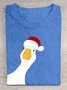 Casual Cotton Duck Loose T-Shirt