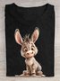 Cotton Quirky Cute Cartoon Donkey T-Shirt
