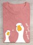 Casual Cotton Duck Loose T-Shirt