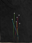 Cotton Casual Abstract T-Shirt