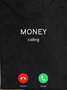 Text letter printed round neck short sleeved T-shirt