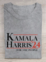 Kamala Harris 24 For The People Cotton T-Shirt