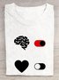 Loose Casual Crew Neck T-Shirt