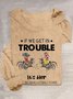 Turkey Text Letters Casual Loose T-Shirt