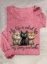 Cat Casual Cotton-Blend T-Shirt