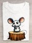 Cotton mouse Casual T-Shirt