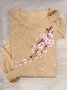 Loose Casual Floral Crew Neck T-Shirt