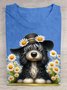 Small Daisy Dog Casual T-Shirt