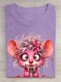Casual Mouse Loose Cotton T-Shirt