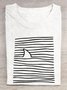 Random Print Casual Loose T-Shirt