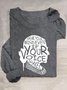 Women's Speak Your Mind Even Even If Your Voice Shakes Print T-Shirt