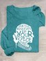 Women's Speak Your Mind Even Even If Your Voice Shakes Print T-Shirt