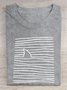 Random Print Casual Loose T-Shirt