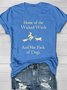 Casual Halloween Loose Cotton T-Shirt