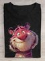 Loose Tiger Crew Neck Casual T-Shirt