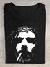 Figure Crew Neck Loose Casual T-Shirt