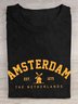 Cotton Amsterdam Netherlands Windmill T-Shirt
