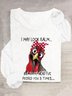 Turkey Text Letters Cotton-Blend Casual Loose T-Shirt