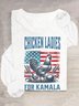 Childless Lady Kamala Vote 2024 T-Shirt