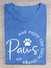 Cotton Paws And Enjoy The Little Things T-Shirt